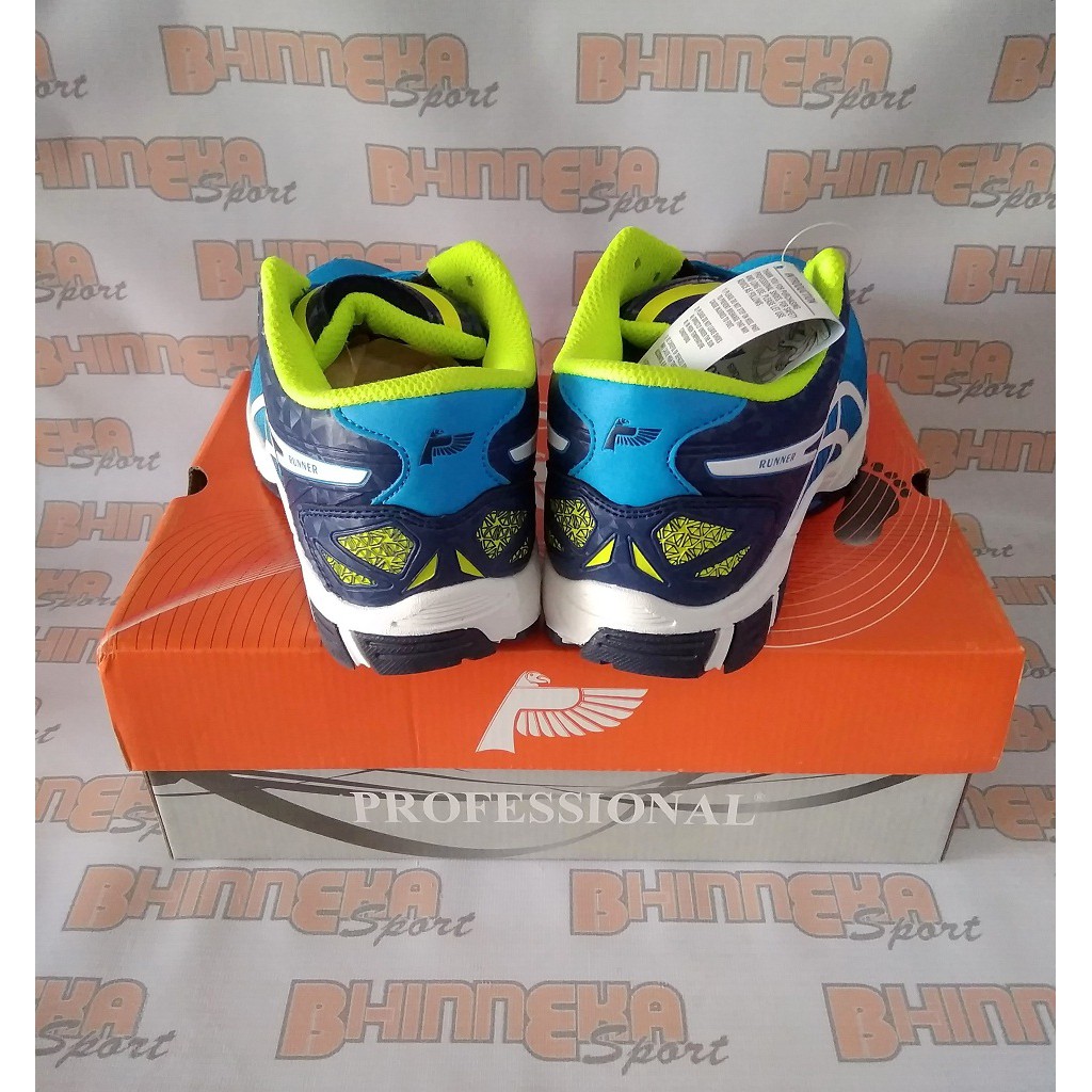 Sepatu Profesional Runner Turquise White Navy