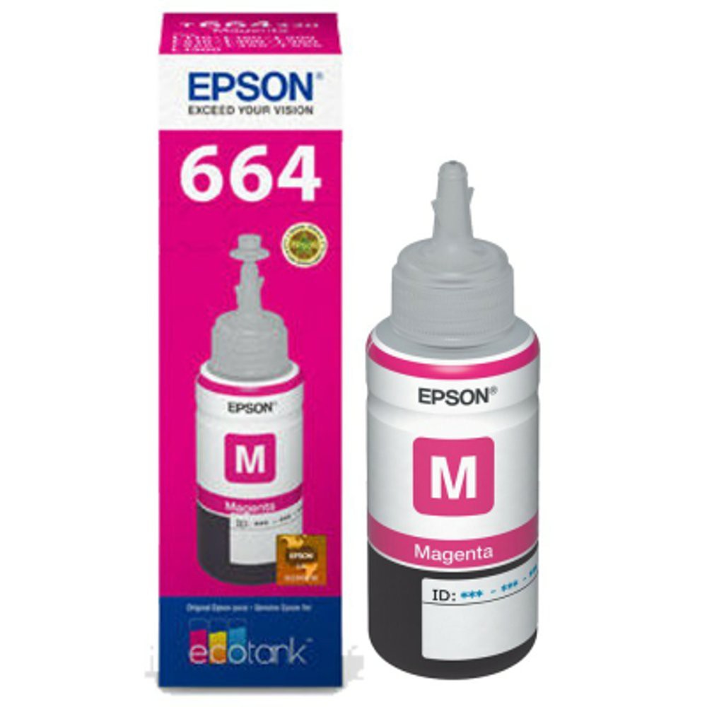 TINTA EPSON T6643 Magenta ORIGINAL KEMASAN BARU