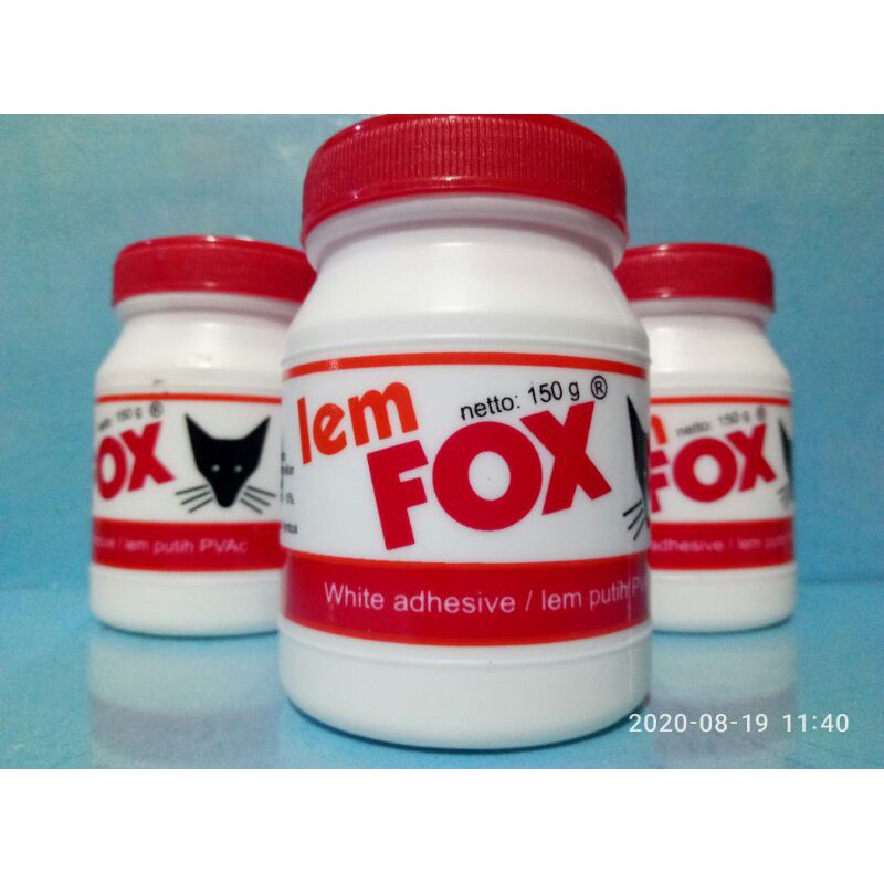 

Lem fox botol 150grm