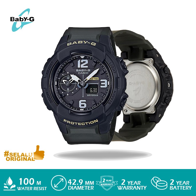 Casio Baby G Bga 230 3bdr Bga2303bdr Bga 230 Original Shopee Indonesia