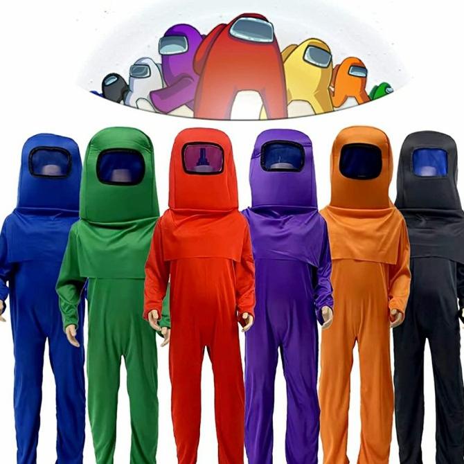 Jual Among us kids costume halloween costume among us Shopee Indonesia