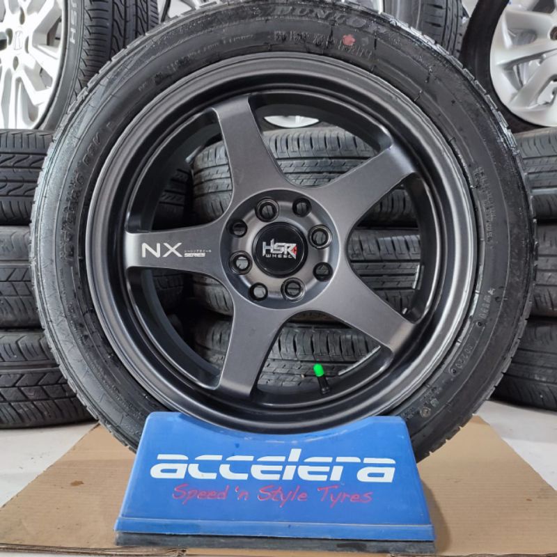 velg mobil second hsr model rotiform ring 16 lebar 7 pcd 4x100 4x114 ban 185 55 16 dunlop jazz brio