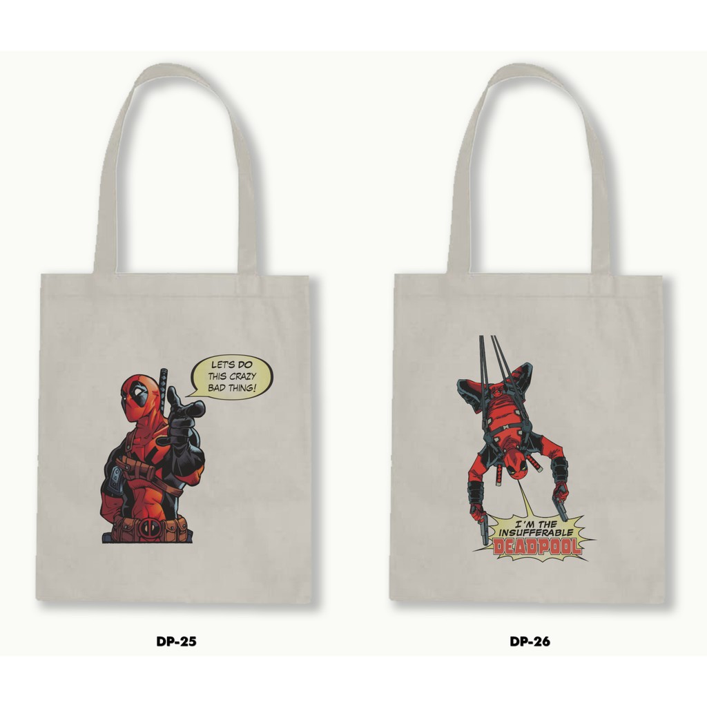 TOTE BAG BLACU - DEADPOOL .02