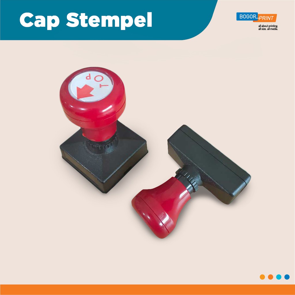 

Cetak Stempel Cap Stempel / Ukuran 5cm / 1 Warna / Custom