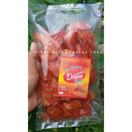 

150g keripik singkong sambal doyan termurah enak pedas manis