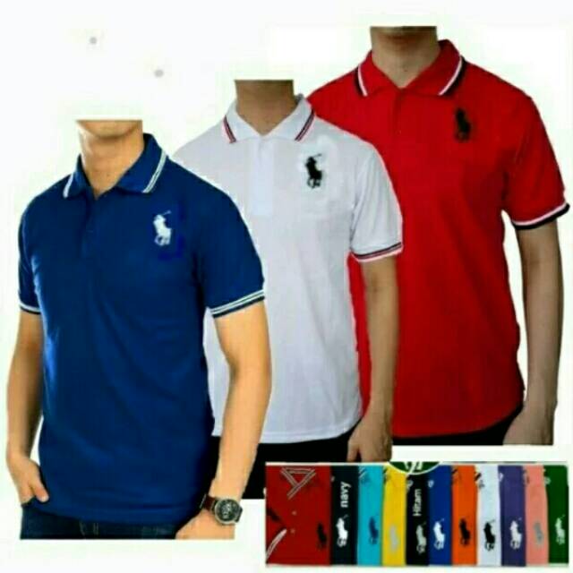 KAOS POLO Pendek Pria Santai Olahraga Kantoran POLO SHIRT KAOS KERAH KAOS POLOS