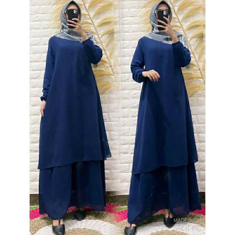 Gamis Malaysia Ceruti Babydoll Premium