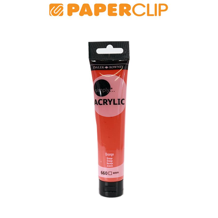 

ACRYLIC COLOR SIMPLY 75ML ORANGE