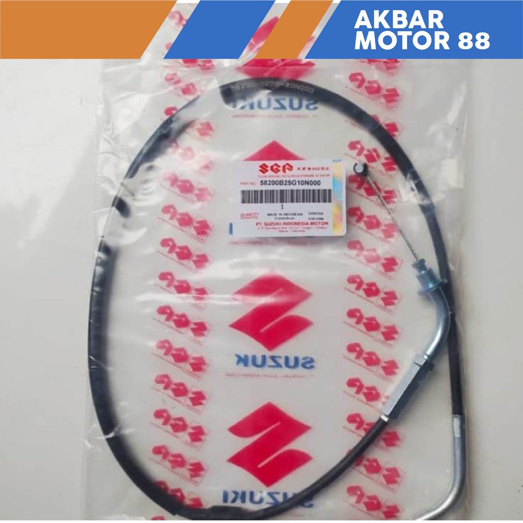 KABEL GAS SUZUKI SATRIA FU KARBU ORI SGP