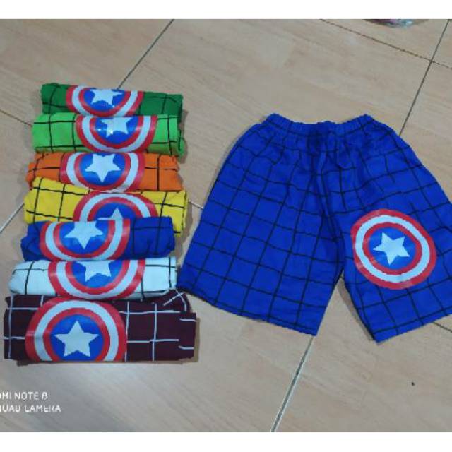 celana Anak laki laki capten america M