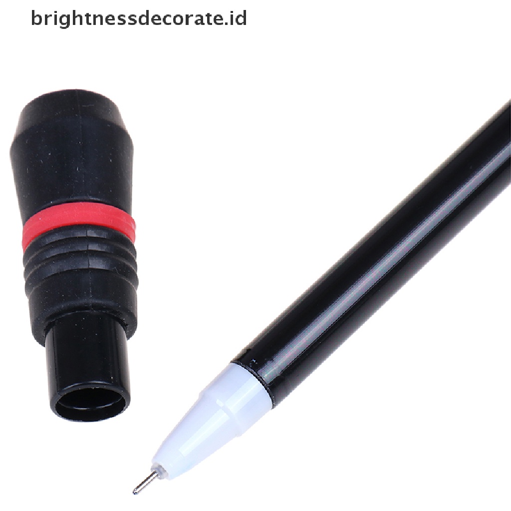 1pc Pulpen Gel Putar Dengan Lampu Untuk Pelajar