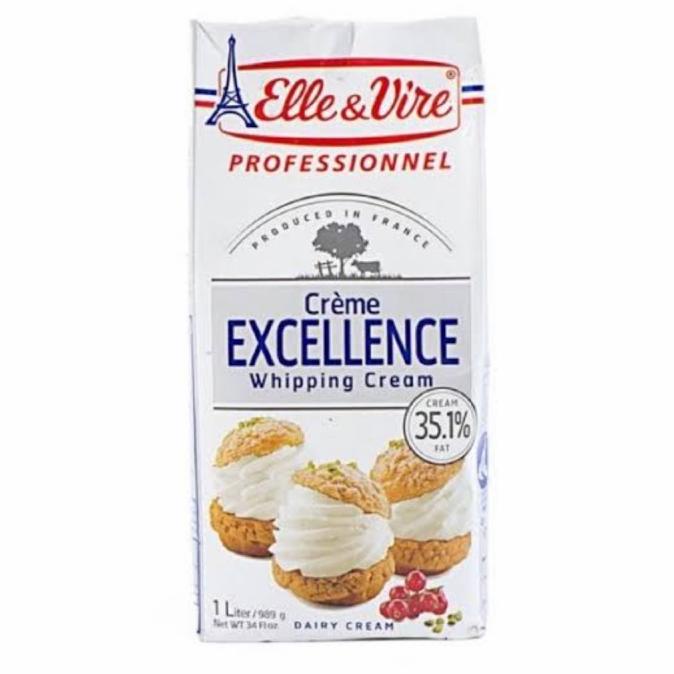 

(BISA COD) SAME DAY ! Cream Cooking | Whipping Cream - Elle & Vire 1L CUCI GUDANG Kode 833