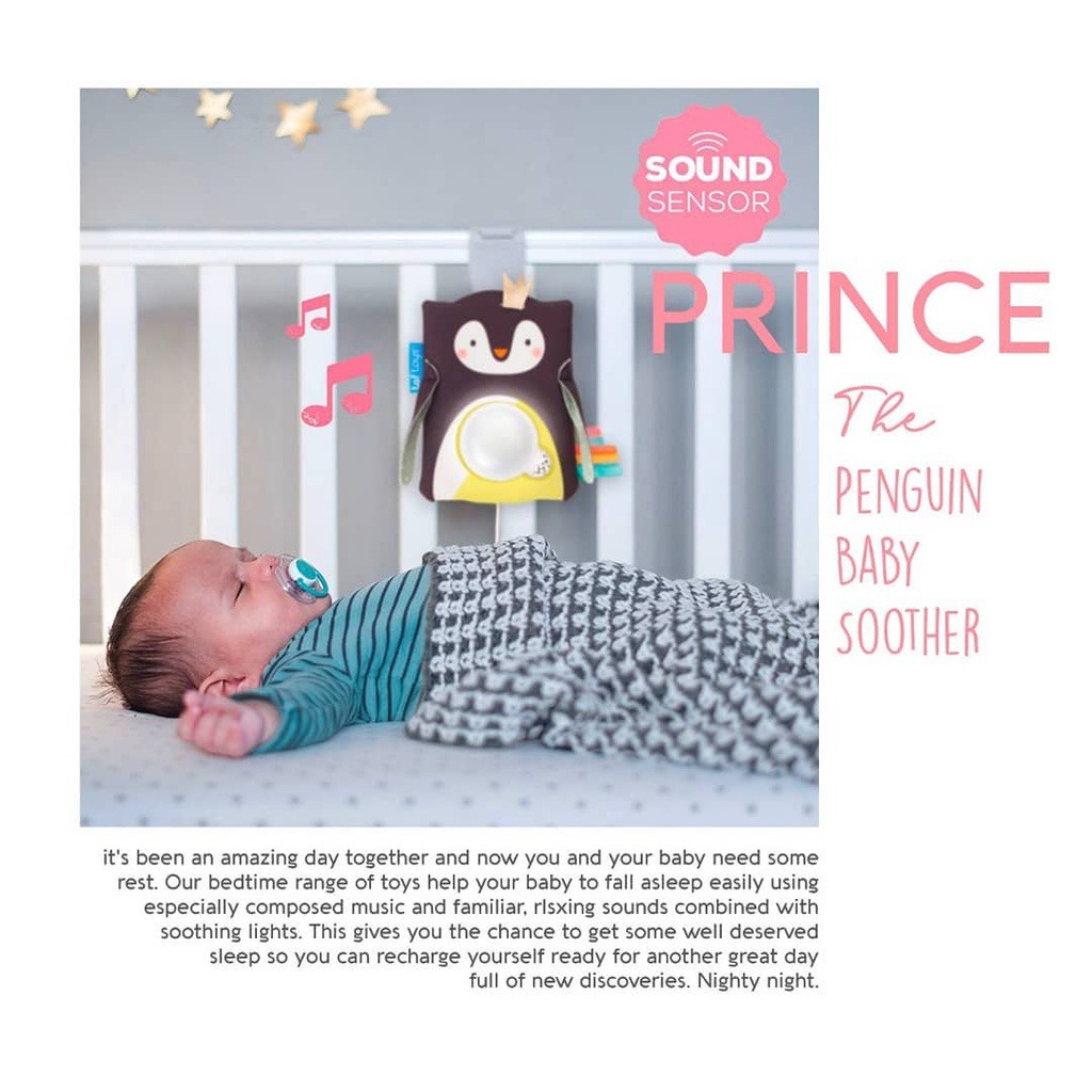 Taf Toys Prince The Penguin Baby Soother