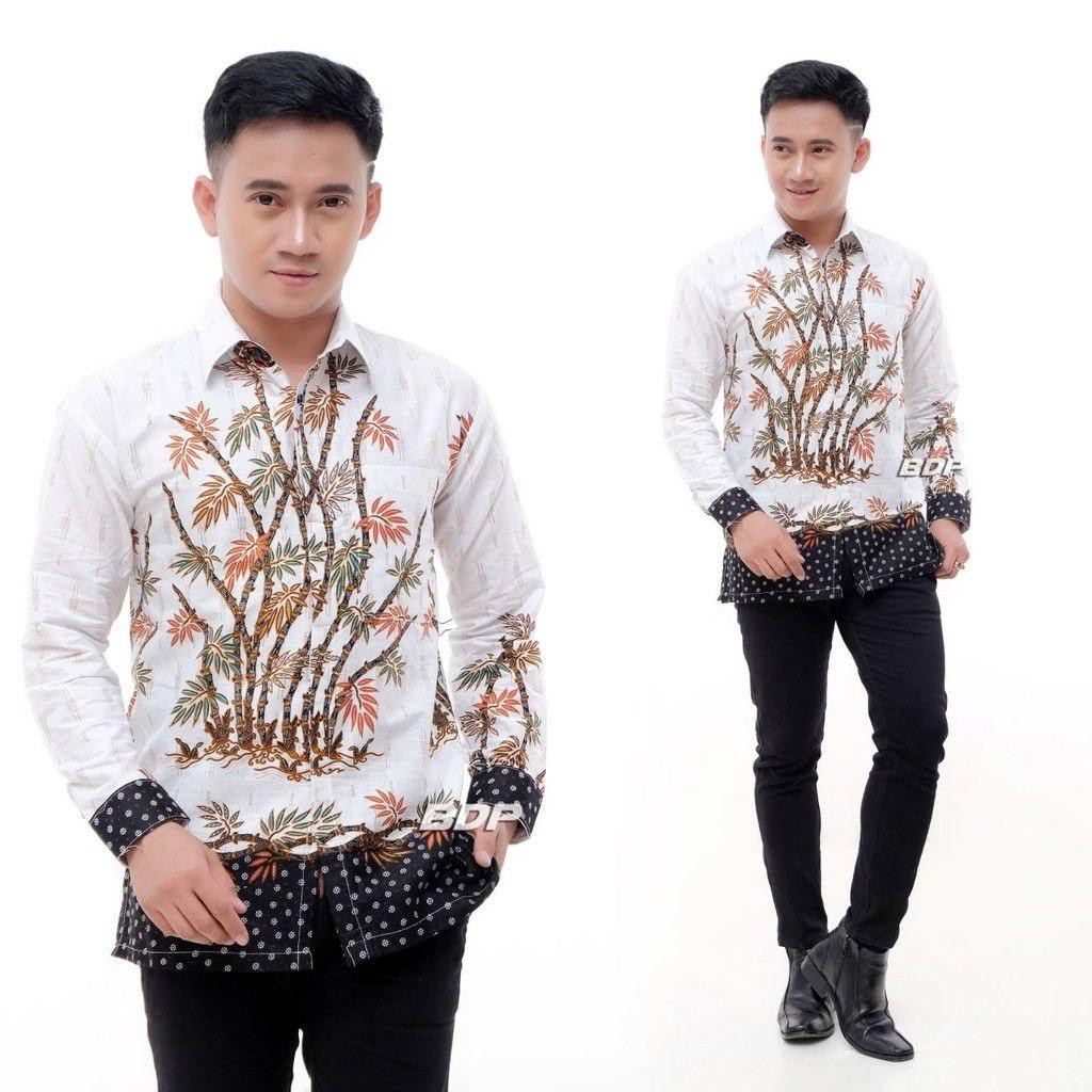 EMHABATIK | COUPLE BATIK TUNIK KEMEJA EMHABATIK BATIK TERLARIS-Pria D