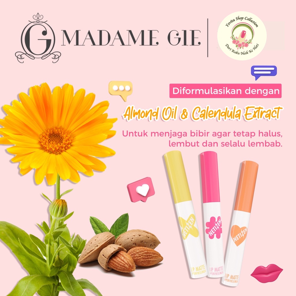 Madame Gie Netizen Lip Matte | Lipstik Make Up