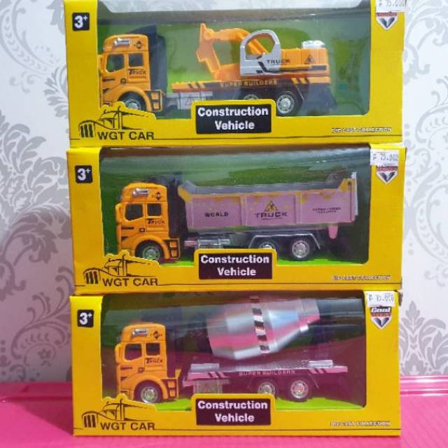 diecast construction beko excavator molen truk  derek  