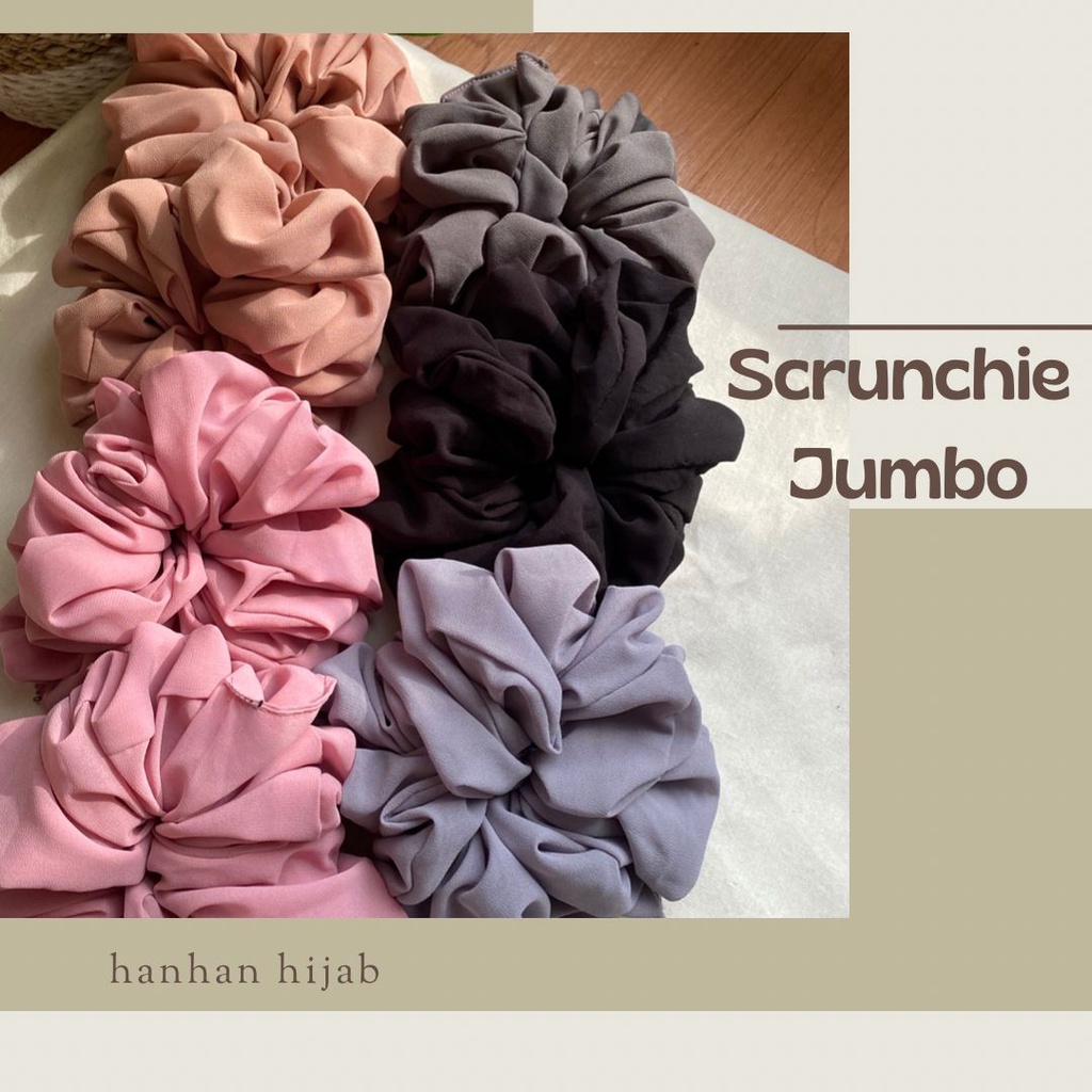 𝗛𝗮𝗻𝗵𝗮𝗻 𝗛𝗶𝗷𝗮𝗯 - Scrunchie Jumbo/Ikat Rambut/Cepol Hijab