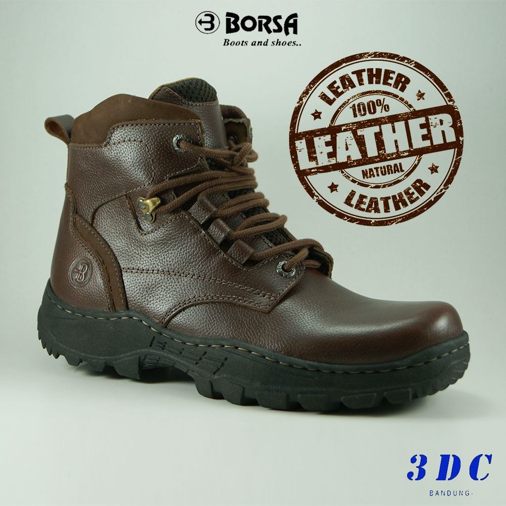BORSA JACK HORNE - SEPATU BOOT KULIT PRIA DEWASA CASUAL BERGAYA KOBOI ORIGINAL BORSA