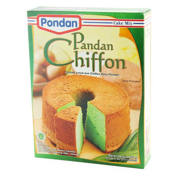 

PONDAN Pandan Chiffon Premix 400g - Tepung Premiks Kue Bolu Chiffon