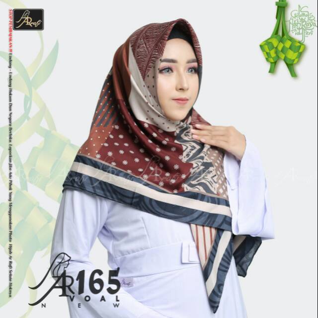 Jilbab ori arrafi AR 165 new