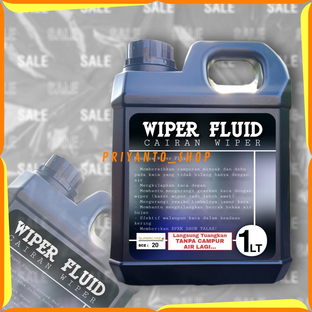 WIPER FLUID CAIRAN PEMBERSIH KACA MOBIL TERBAIK