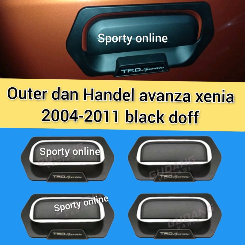 Outer dan Handel avanza xenia 2004 - 2011 Black Doff