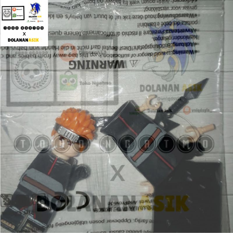 Mainan Lego Naruto Shippuden Akatsuki (Yahiko) Brick Minifigure