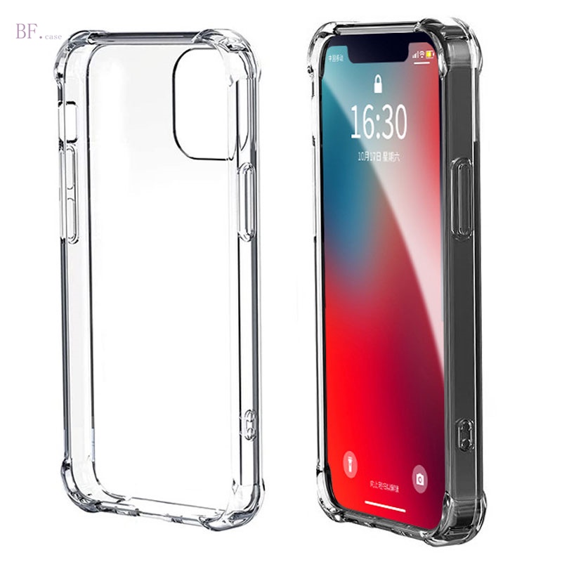 Case Pelindung Transparan Empat Sudut Anti Jatuh Untuk Vivo Y11 Y91 Y20I Y12S Y20 Y1 Y53 V15 V20 S1Pro V19 Y17 Y12 Y15