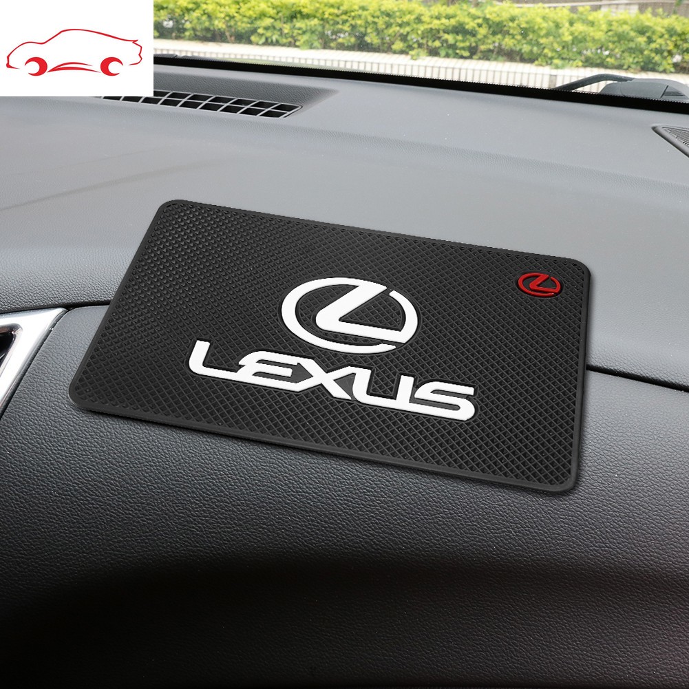 Non-slip Mat Dashboard Mobil Tikar Lengket untuk logo Lexus CT ES ADALAH GS LS LX RX UX NX CT200h es200 es300 is200 is250 is300 gs300 rx300 nx200