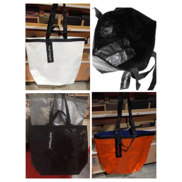 shopping bag hitam hush puppies