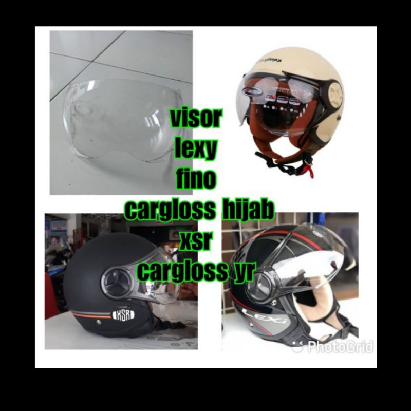 Kaca helm yamaha lexy xsr fino cargloss hijab. yr visor helm yamaha
