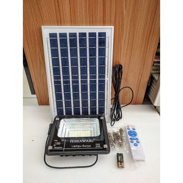 Himawari Lampu Surya Lampu Jalan PJU LED 25watt Solar Cell Panel