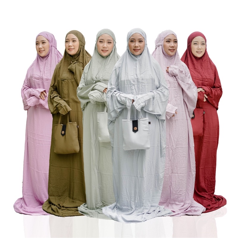 Mukena Terusan Yamani Polos
