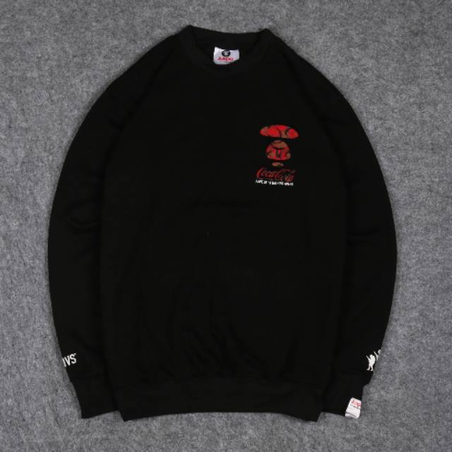 CREWNECK AAPE X COCACOLA