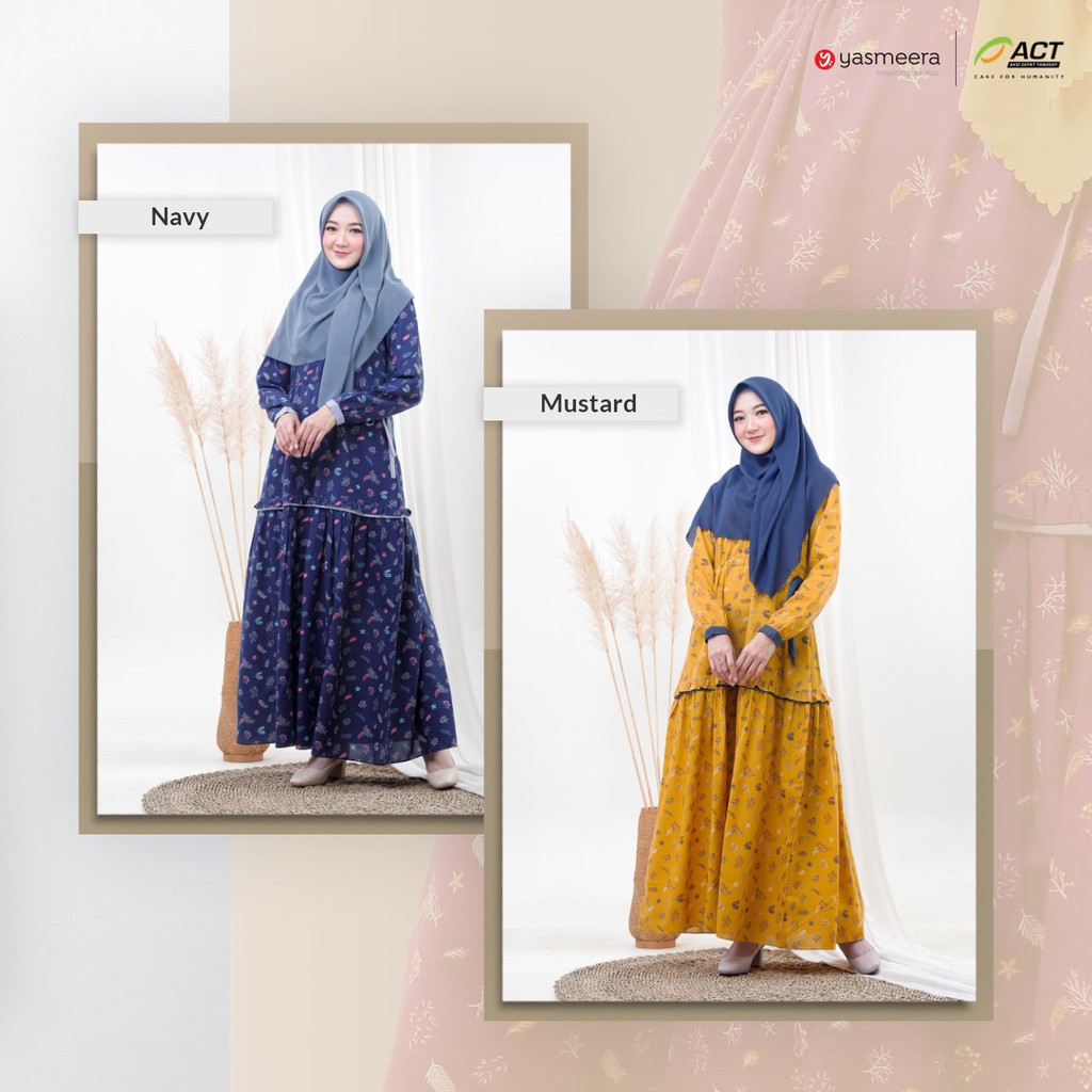 DRESS / GAMIS HAINA ORIGINAL YASMEERA