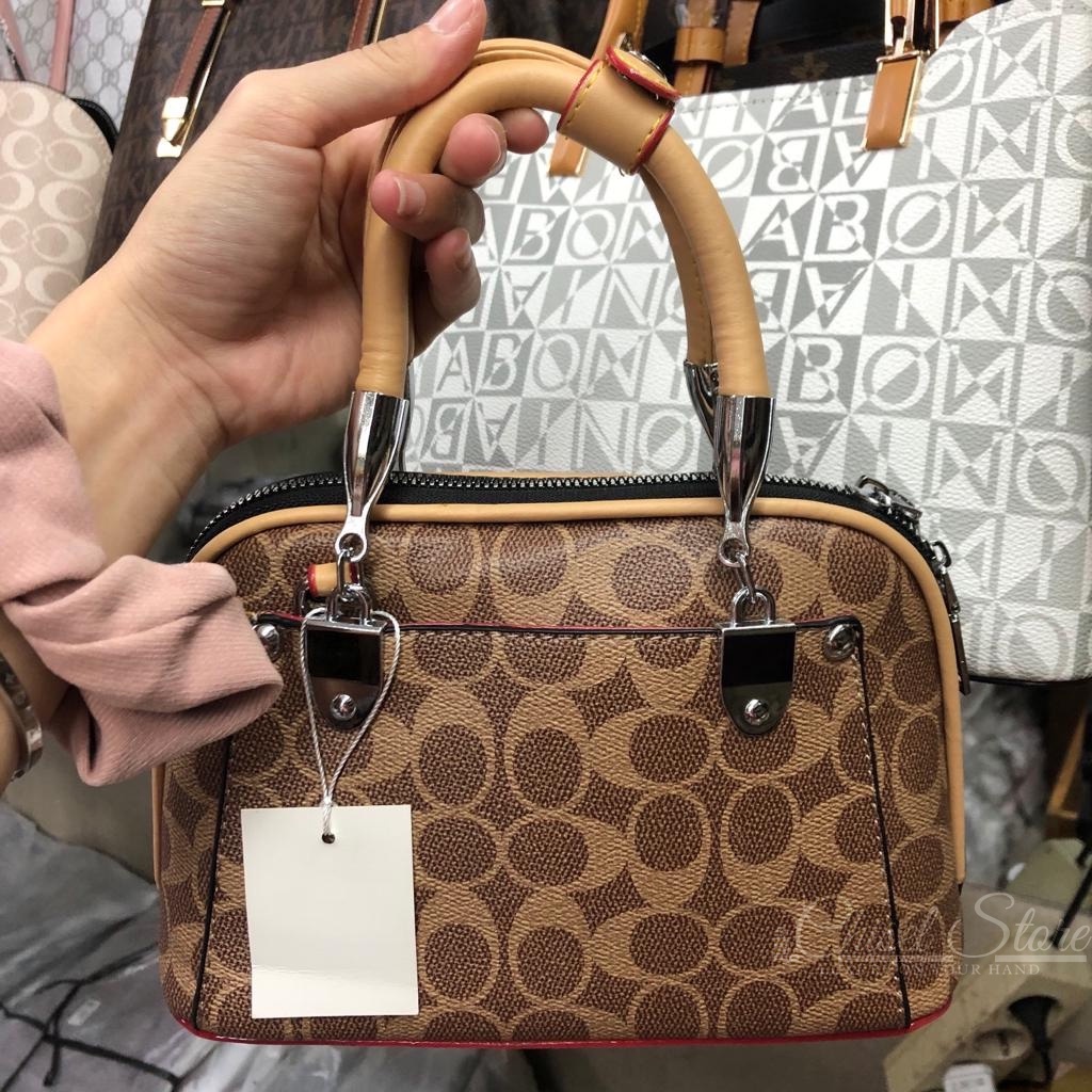 [REAL PICTURE] ALMA SLING BAG / Tas Jinjing Alma / Tas Alma LVi Coache Import Quality