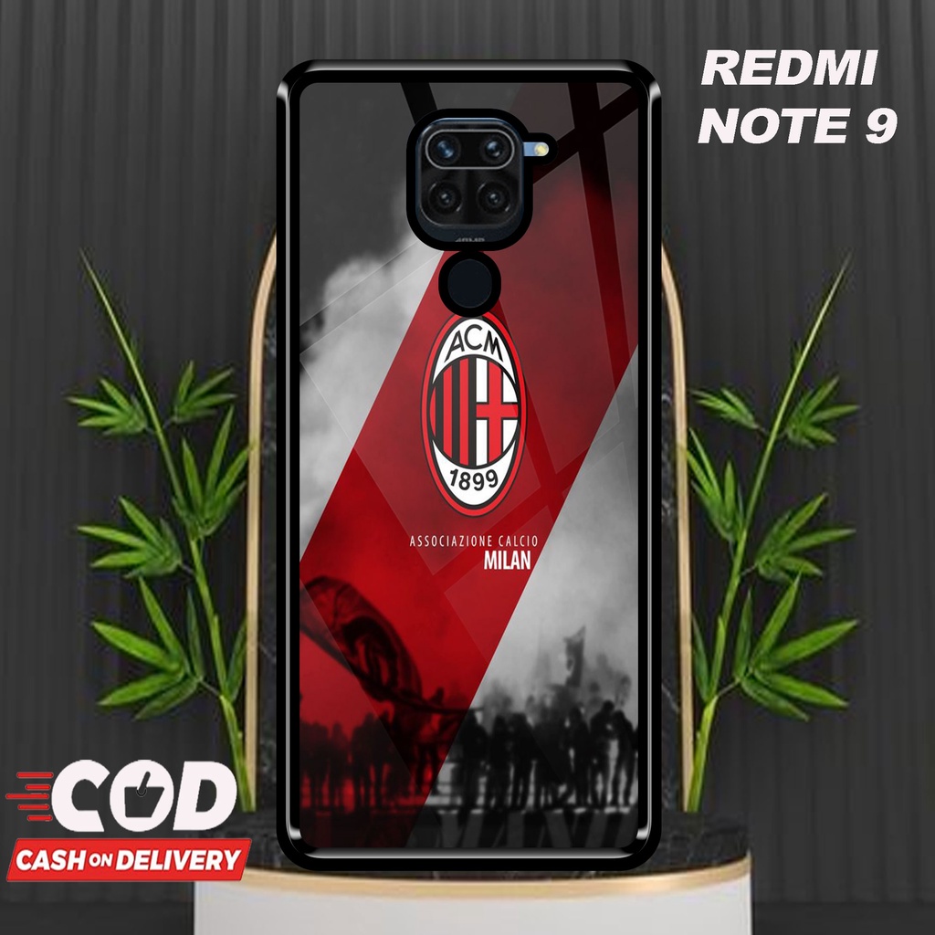 SRC - Case Xiaomi Redmi Note 9 motif bola acm Casing Hardcase Glossy 2D Terbaru Silikon Softcase Aer