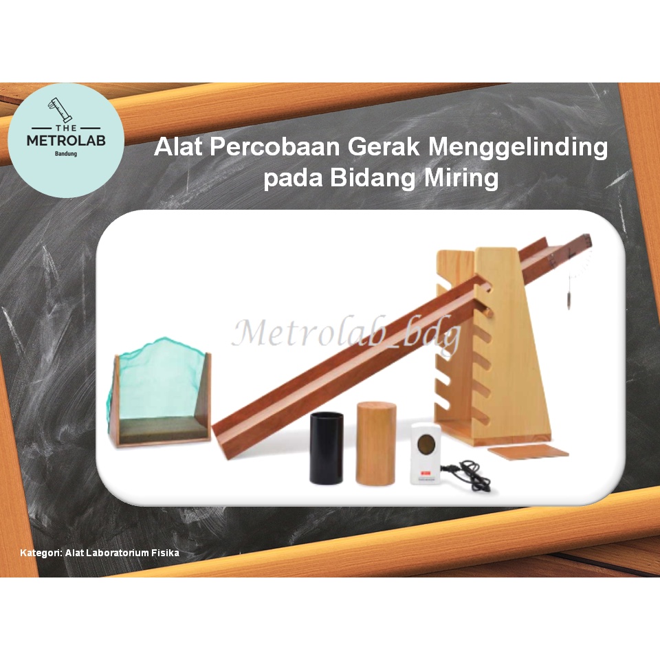 Alat Percobaan Gerak Menggelinding pada Bidang Miring | Alat Percobaan Fisika Universitas