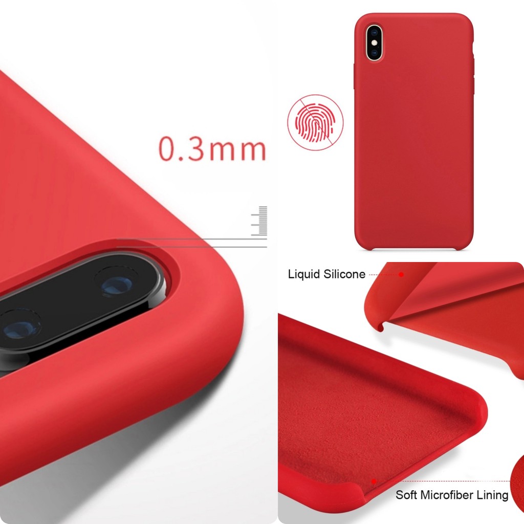 Silicon Case Iphone Xs Max / Iphone XS / X - Softcase Iphone Xs Max / XS / X Oem