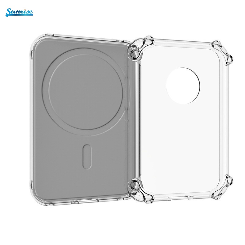 Casing Soft Case TPU Magnetik Anti Jatuh Shockproof Untuk Apple MagSafe