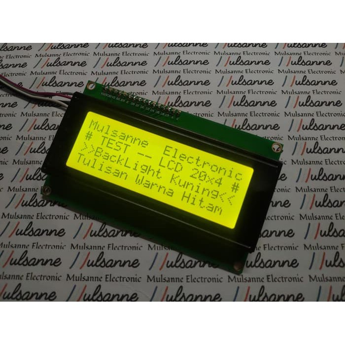 LCD Display 4x20 / 20x4 - Kuning