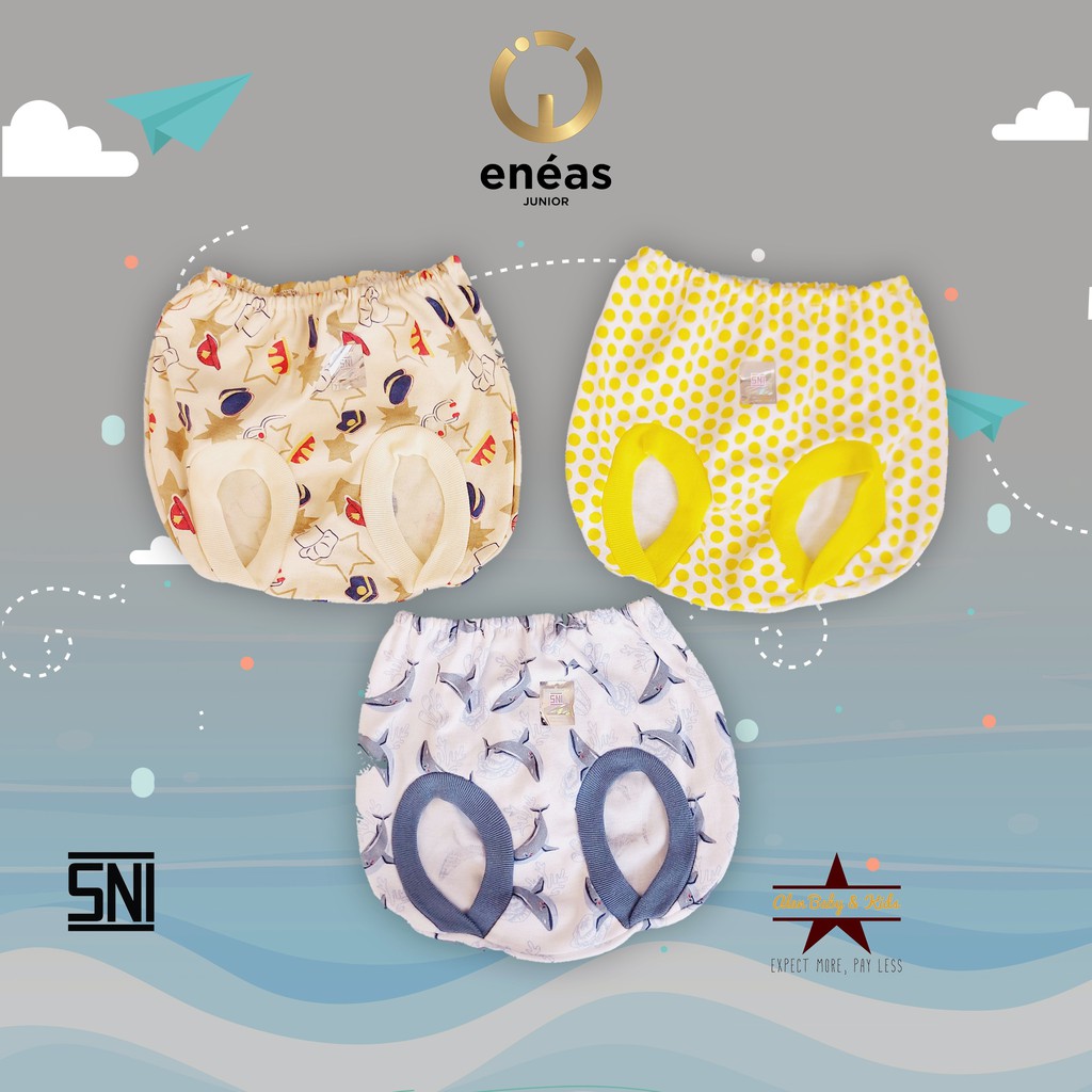 Eneas Junior Celana Kacamata Per 6 Pcs Motif Cowo