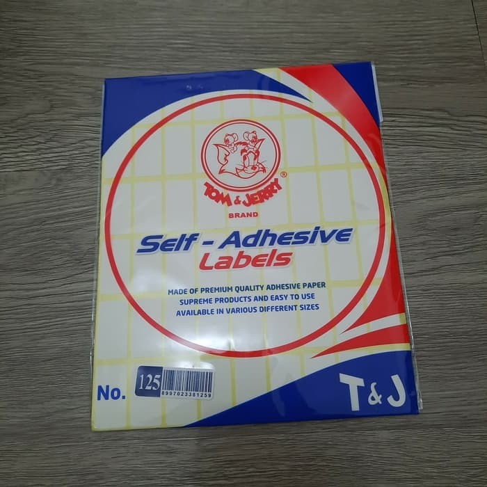 

LABEL STIKER TOM & JERRY NO.125