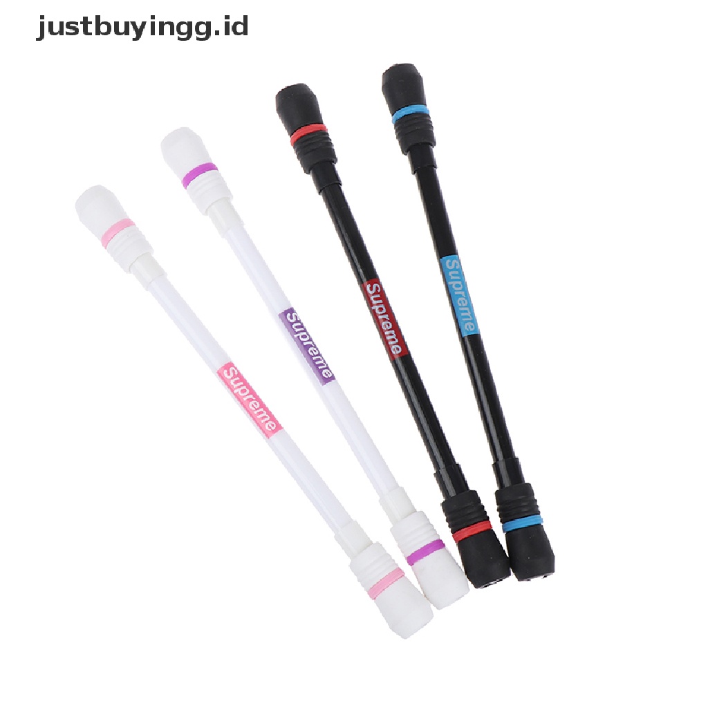 [justbuyingg.id] Creative Gel Pen Rotating Pen Spinning Game Pens For Students Stationery Pen ID