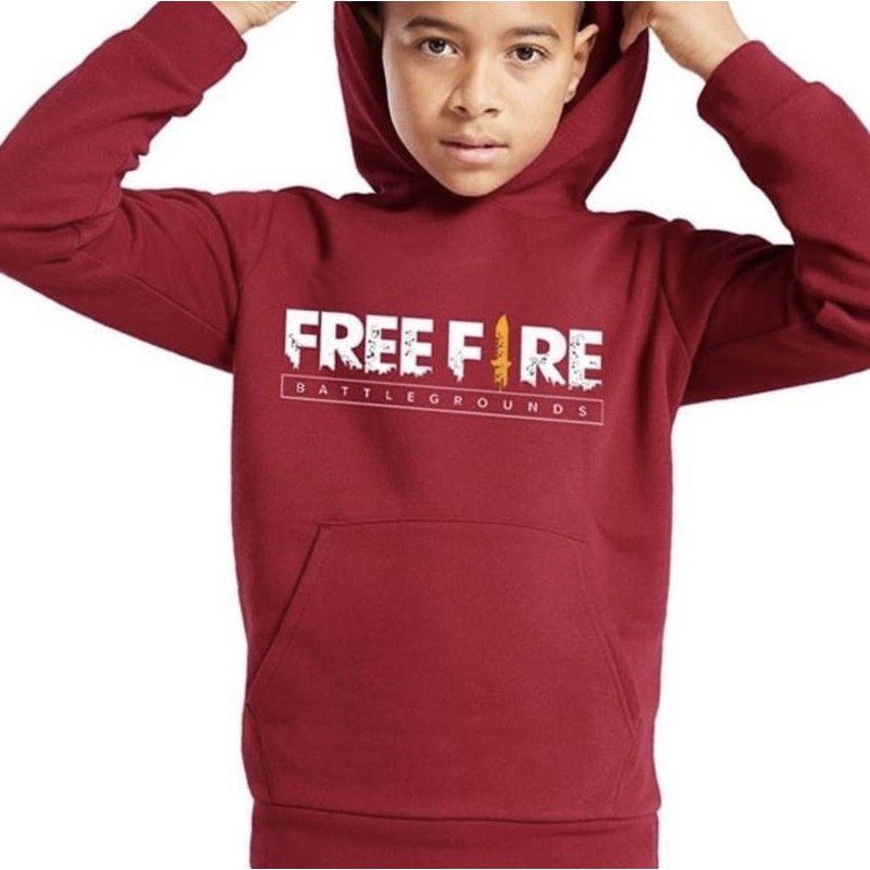 Sweater anak laki laki hoodie FREEFIRE