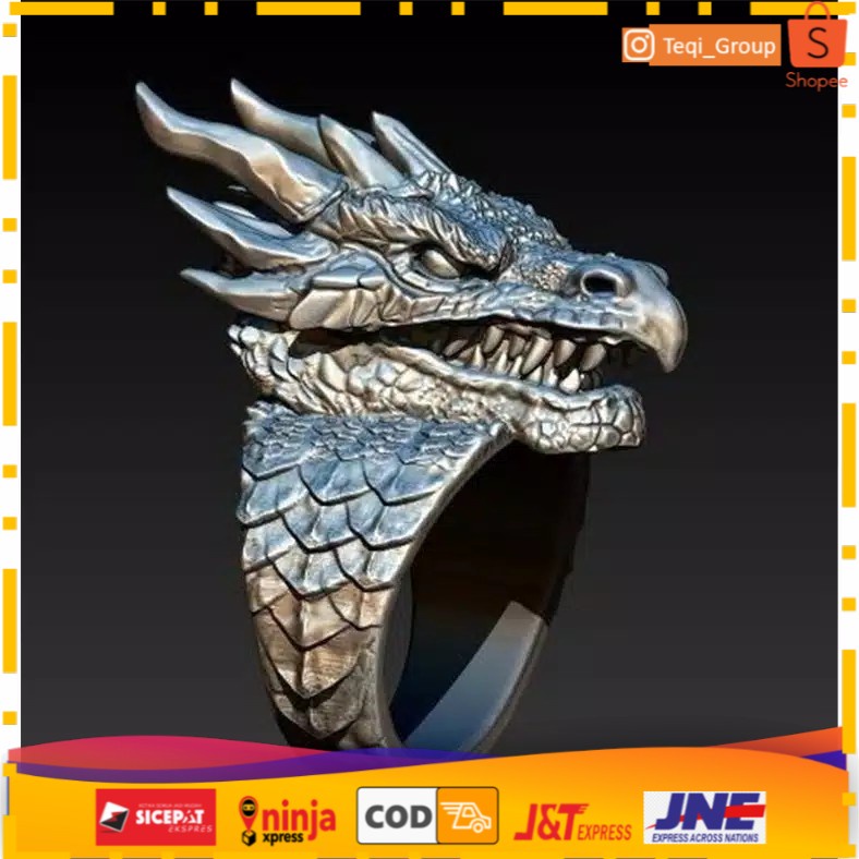 CINCIN NAGA PETIR | CINCIN PRIA KEPALA NAGA