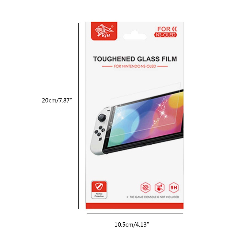 Btsg Bubble Free Tempered Glass Pelindung Layar Ultra-Tipis Cocok Untuk Switch OLED