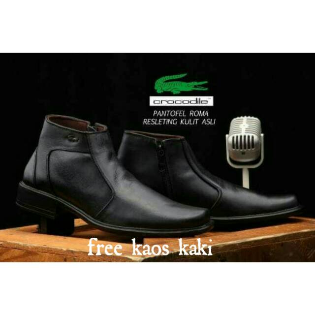 Sepatu Pantofel Pria Crocodile Roma