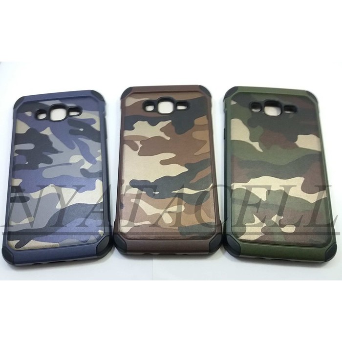 OBRAL Case Army Samsung J7 2015 J700 Soft Hard Leather Armor Kulit Cover