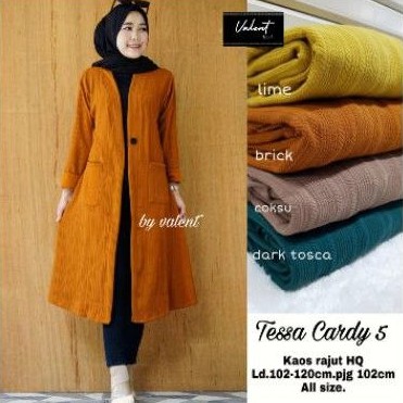 026 TESSA CARDY 5 MANGOS super tebal VALENT